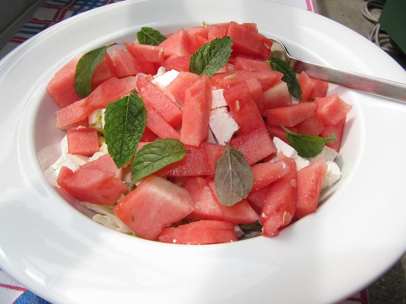 Feta Watermelon Salad